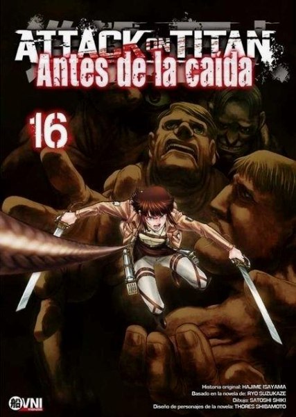 Attack On Titan Antes De La Caida Vol 16