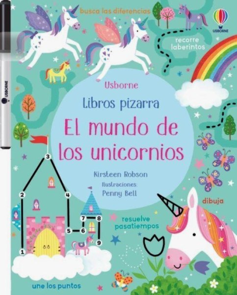 Libros Pizarra - El Mundo De Los Unicornios
