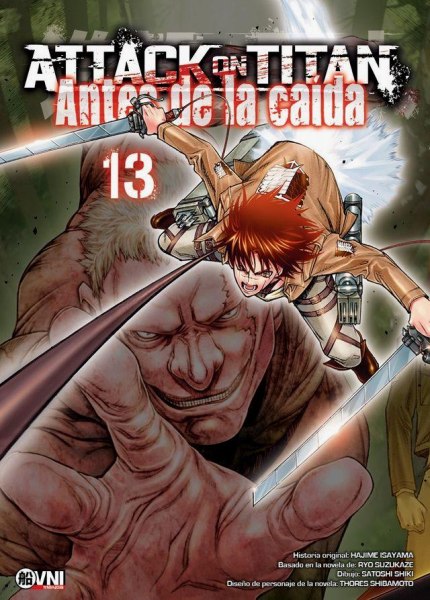 Attack On Titan Antes De La Caida Vol 13
