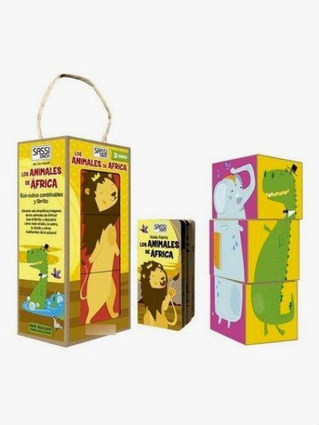 Los Animales De Africa 3 Cubos