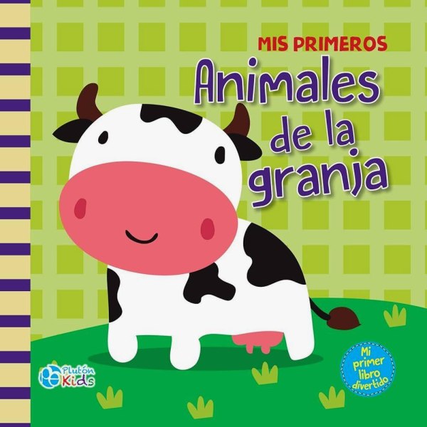 Animales De La Granja Libro Tela Con Sonajero