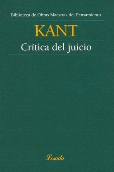 Critica Del Juicio